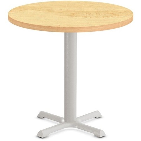 Special-T Table, Round, 36in Dia x 29in, Gray Base/Crema Maple Top SCTSTAR236GCM